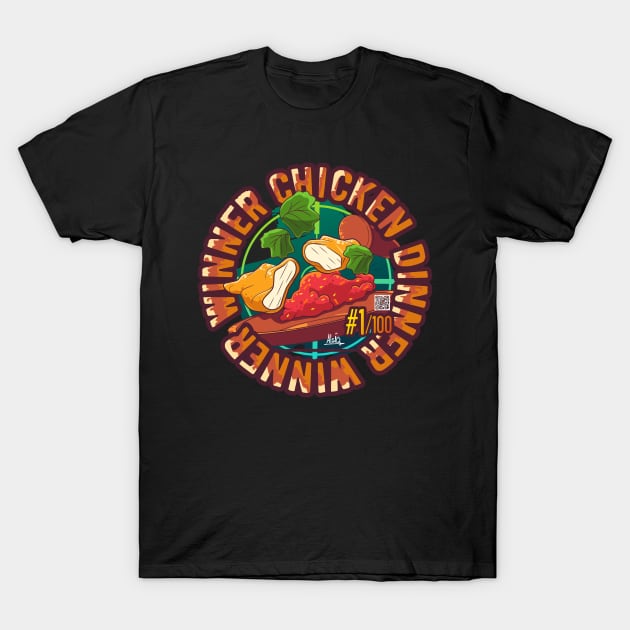 Delicious Fried Chicken T-Shirt by Alsiqcreativeart